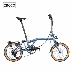 CACCO A16R Trifolding Bike ( Matte Gray | 16″ Wheel | Rim Brake | 8.9 kg