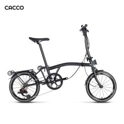 CACCO C16R Trifolding Bike ( Black | 16 Inches | Rim Brake)