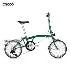 CACCO C16R Trifolding Bike ( Green | 16 Inches | Rim Brake)
