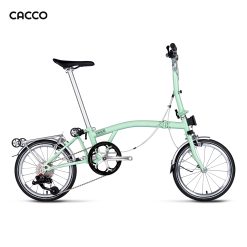 CACCO C16R Trifolding Bike ( Mint | 16 Inches | Rim Brake)