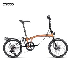 CACCO C20D Trifolding Bike ( Dark Gold | 20 Inches | Disc Brake)