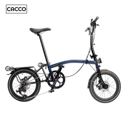 CACCO C16D Trifolding Bike ( Dark Blue | 16 Inches | Disc Brake)