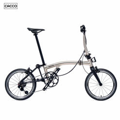 Cacco - A line -ALumnium alloy Frame Carbon fork - 7kg+ - Raw Polish (1) - Brompton P Line / T line