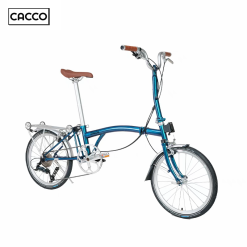 CACCO C20R Trifolding Bike ( Magic Blue | 20 Inches | Rim Brake)