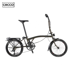 CACCO C20R Trifolding Bike ( Metal Gray | 20 Inches | Rim Brake)